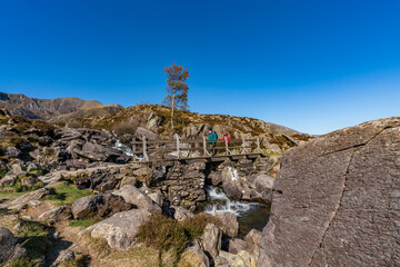 Fototapeta premium Views around the Devils Kitchen, Snowdonia National Park , North Wales