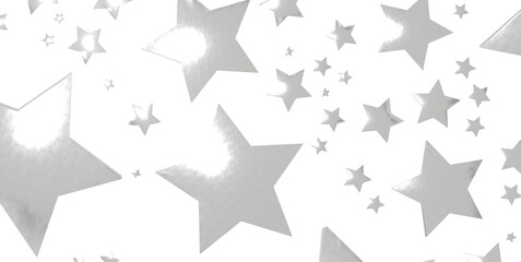 sparkling Christmas confetti falling isolated on white. magic shining flying stars glitter backdrop, sparkle border - png transparent