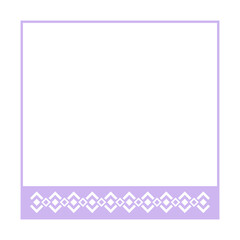 ethnic pattern frame
