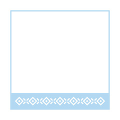 Obraz premium ethnic pattern frame 