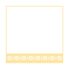 Obraz premium ethnic pattern frame 