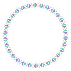 ethnic circle frame
