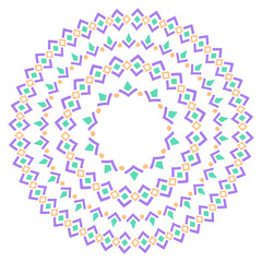 ethnic circle pattern
