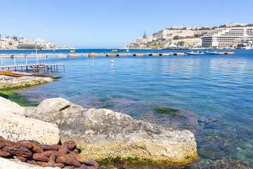 Fototapeta premium Clear like mediterranean sea water