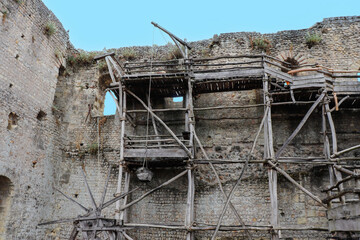 Indre-et-Loire - Château de Langeais - Vieux donjon en ruine