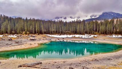 Lake Carezza, Italy
