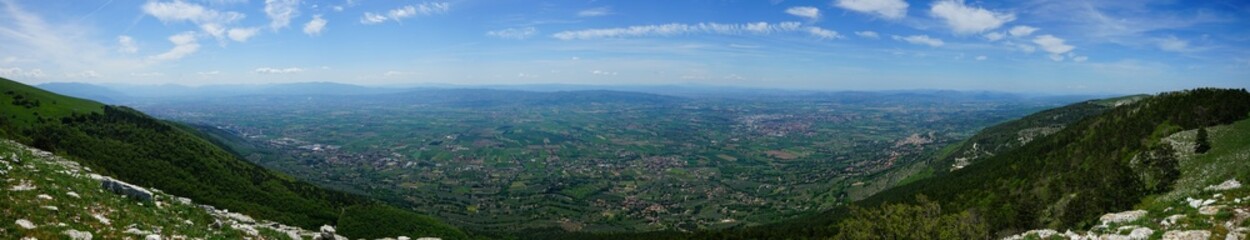 Fototapeta premium Umbria aereal landscape
