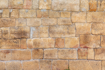 old seamless stone wall at a palace