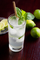 White Rum coctail Mojito drink