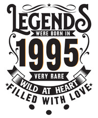 Legends typography print template design