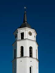 Fototapeta na wymiar Top of Vilnius Cathedral Bell Tower, Lithuania