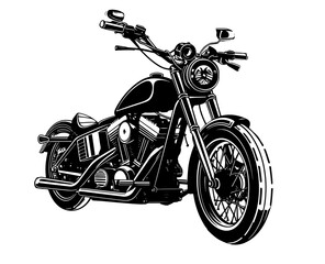 motorcycle isolated on white © Mustafa