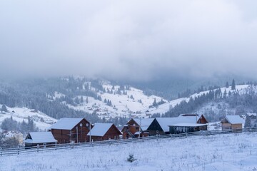 house in the mountains