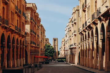 The Beirut Central District, historical and geographical core of Beirut, also called downtown Beirut. - obrazy, fototapety, plakaty