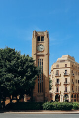 Fototapeta premium The Beirut Central District, historical and geographical core of Beirut, also called downtown Beirut.