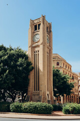 Obraz premium The Beirut Central District, historical and geographical core of Beirut, also called downtown Beirut.