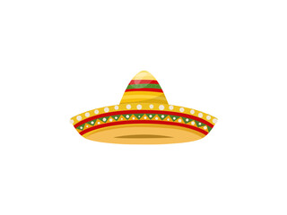 Cinco De Mayo Vector Art, Icons, and Graphics for Free Download, Hat Cinco de Mayo. Vector illustration of sombrero holiday symbol. Isolated on white background Vector.