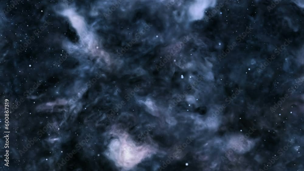 Canvas Prints dark space scrolling