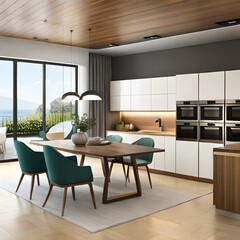 Fototapeta premium modern dining room