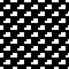 Repeated puzzle figures background. Seamless surface pattern design with mosaic ornament. Ethnic embroidery motif. Grid wallpaper. Digital paper for page fills, web designing, textile print. Vector.