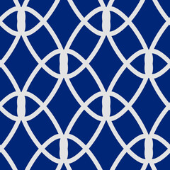 Repeating geometric curcke seamless pattern