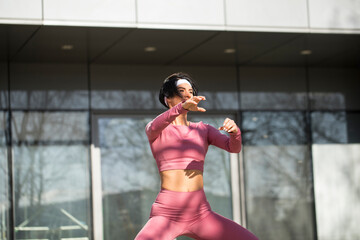 Woman running in sports concept
