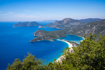 Fototapeta premium Blue Lagoon in Oludeniz Fethiye, Turkey