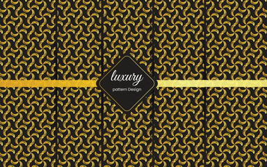 Vector premium gradient art deco pattern, Vector set of design elements, labels, and frames for packaging for luxury products in trendy linear style.