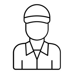 Plumber Thin Line Icon