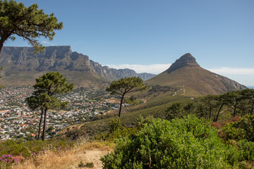 view on table mountain, Cape Town