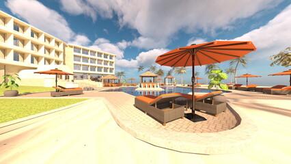 リゾートホテル