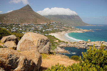 View on little Lions Head and llandudno beach, Cape Town