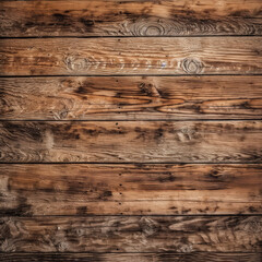 Old wood planks background. Generative AI