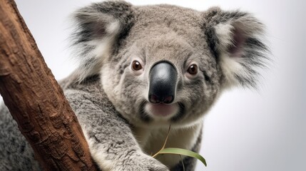 koala on a white background, Generative AI, Generative, AI