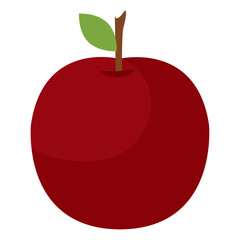 Isolated colored apple fruit icon Vector