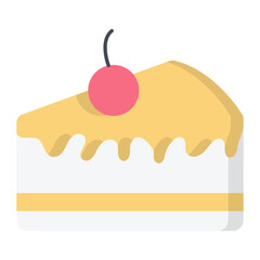 Cake Flat Icon