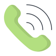 Reservation Call Flat Icon