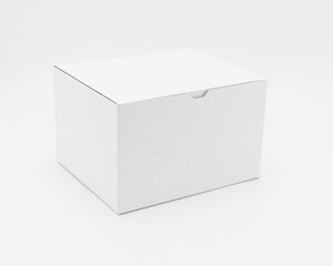 white cardboard box