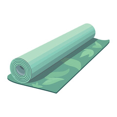 Relax with yoga exercise mat