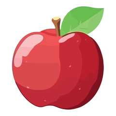 Juicy organic apple symbol of healthy eating