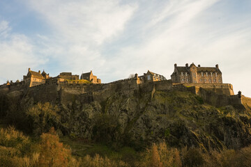 Fototapeta na wymiar Edinburgh Scotland castle
