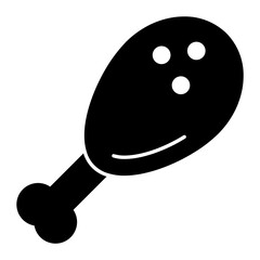 Chicken Fowl Glyph Icon