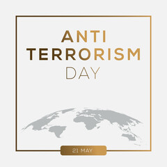 Anti-terrorism day, held on 21 May.