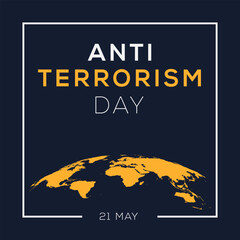 Anti-terrorism day, held on 21 May.