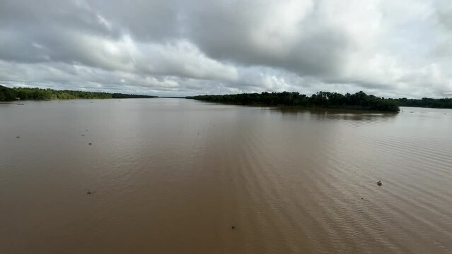 Wolken &uuml;ber dem Amazonas