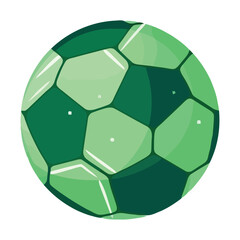 Soccer ball symbolizes competitiveness in modern sports