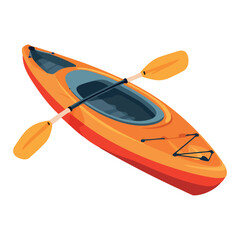 Rowing, canoeing, water sports adventure fun - obrazy, fototapety, plakaty
