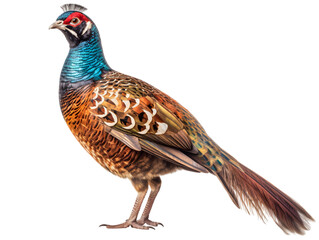 pheasant isolated from background, PNG, generative AI.