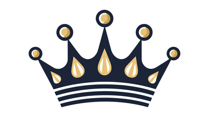 Crown Icon in trendy flat style isolated on white background. Vector illustration