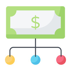 Budgeting Flat Icon